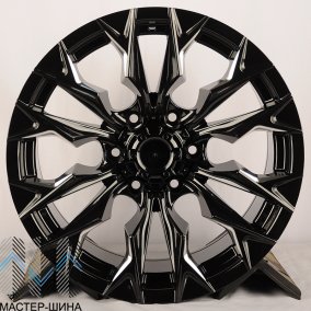 Anzoo JT227-8 9.0x18/6x139.7 D110.1 ET0 Gloss Black+Milling