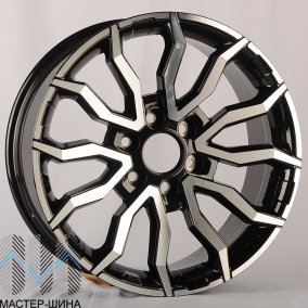 Anzoo AO9966D 8.5x20/6x139.7 D106.1 ET25 Black Machine Face