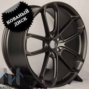 Anzoo AL515 11.0x22/5x130 D71.56 ET58 Matte Platinum  