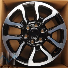 Anzoo H962D 7.5x18/6x139.7 D106.2 ET25 Black Machine Face