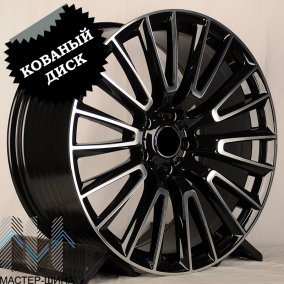 iWheel CR02099 10.0x22/5x130 D84.1 ET33 Black Machined Face