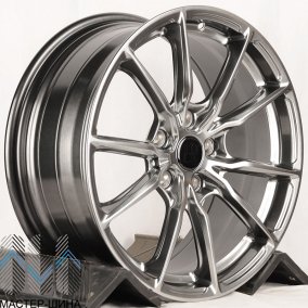 KoKo Kuture FF593 7.5x17/5x114.3 D73.1 ET38 Titanium silver