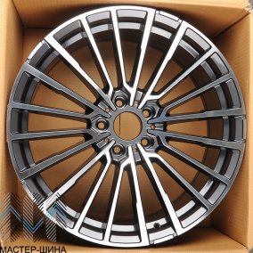 Powcan BK5569 10x20/5x120 D72.56 ET35 Dark Gunmetal Machine Face+Powder Coating