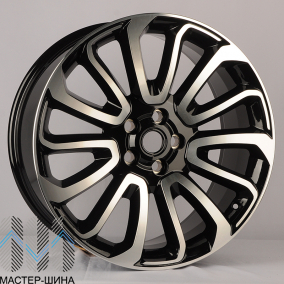 Zumbo Wheels LR35 9.5x21/5x120 D72.6 ET49 Black Machine Face