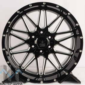 Zumbo Wheels F44 10.0x20/6x135 D106.1 ET-12 Black/Milled
