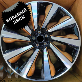 RGW Wheels RGW708L 9.5x23/5x120 D72.56 ET38 Gloss Black Machine Face+Trim Strip (�����)(�����)