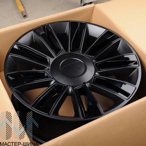 Luistone L1337 9.0x22/6x139.7 D78.1 ET25 Black Matt Wheel-Gloss Black Decoration Strip