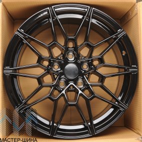 Powcan Y1027 8.0x19/5x112 D66.6 ET27 Gloss Black (��������)