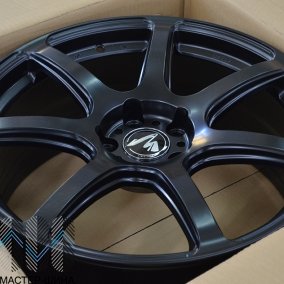 Makstton MST-FEEL-710 8.5x19/5x112 D66.6 ET38 MATTE BLACK WITH STICKERS