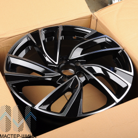 Powcan BK5772 7.5x17/5x100 D57.1 ET45 BLACK+MACHINE SURFACE