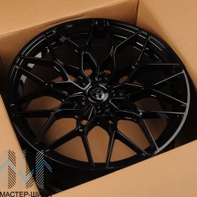 Powcan Y1091 8.0x19/5x112 D66.6 ET27 Gloss Black (��������)