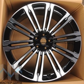 Anzoo H941D 9.5x22/5x120 D72.6 ET49 Black Machined Face 