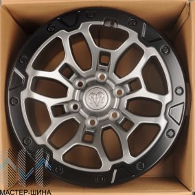 RGW Wheels DH023 9.0x18/6x139.7 D78.1 ET19 Matte Gunmetal With Black Bead Ring
