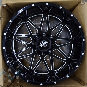 Zumbo Wheels XF-211 12x22 6x135/139.7 D108 ET-44 Gloss Black Milled