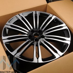 Anzoo H941D 9.5x22/5x120 D72.6 ET49 Black Machined Face 