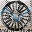 Powcan BK5909 8.0x19/5x112 D66.56 ET40 Black Machined Face+Powder Coat 