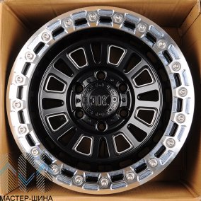 Powcan YS182 8.5x17/6x139.7 D110 ET0 Semi Matte Black