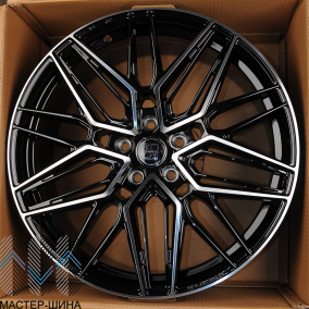 KoKo Kuture FF581 8.5x20/5x114.3 D73.1 ET35 Gloss Black + Maching Face