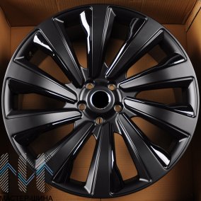 KoKo Kuture 113 9.5x22/5x120 D72.6 ET42.5 Black Matte,with black glossy inserts (�����)