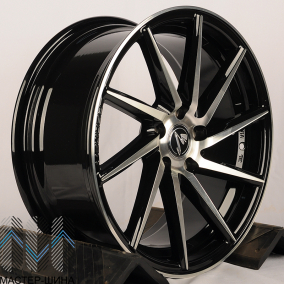 Makstton MST 622-2 right 7.5x17/5x105 D73.1 ET38 Black Machine Face