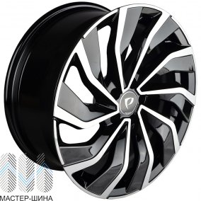 Powcan BK5780 7.5x17/5x100 D57.1 ET35 Black Machined