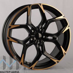 Koko Kuture 544 8.5x19/5x112 D57.1 ET38 Satin Black+Machined Spoke+Bronze Coating