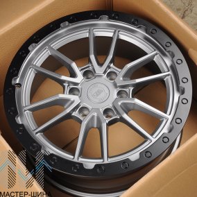 KoKo Kuture 111 8.0x19/6x139.7 D106.1 ET25 Matt Graphite Inside Rim Satin Black