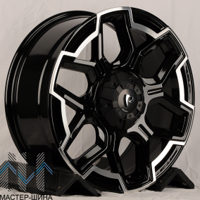 Powcan BK5260 8.5x20/5x108 D66.5 ET35 BLK POLISH