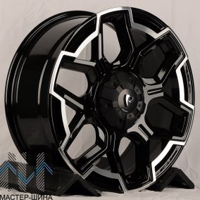 Powcan BK5260 8.5x20/5x108 D66.5 ET35 BLK POLISH