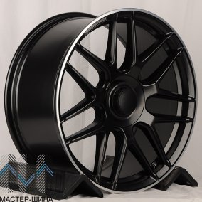 KoKo Kuture K7040 10.0x22/5x130 D84.1 ET36 Black matt with lip polish