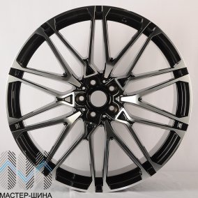 Anzoo H996D 9.5x22/5x120 D74.1 ET37 Black Machined Face