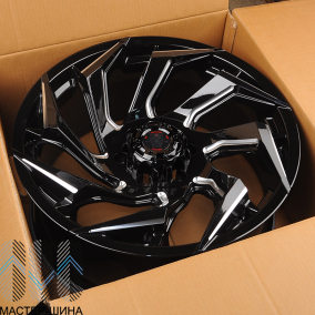Zumbo Wheels F8528 9.0x20/6x139.7 D110.1 ET0 Gloss Black + Milling Window