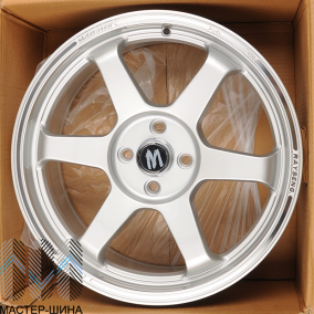 Makstton MST-633 7.5x17/4x100 D73.1 ET40 Silver+Polish Lip