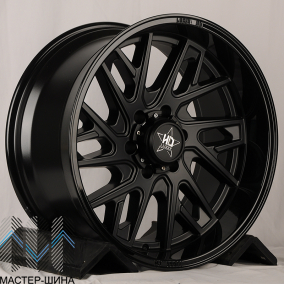 Luistone L2166 10.0x20/6x139.7 D106.1 ET-18 Gloss Black Lip+Satin Black Face