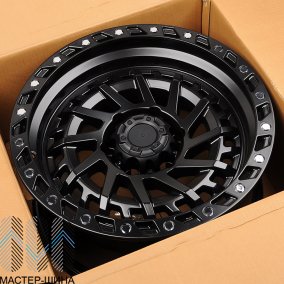 iWheel JT195-8 9.0x18/6x139.7 D110.1 ET0 MB+Silver Rivets