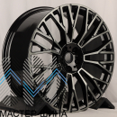 Powcan 3S1111 10.5x22/5x112 D66,6 ET43 BKF black clear (MB-B) (������)