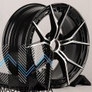 Koko Kuture FF579 8.0x18/5x112 D66.45 ET38 Gloss Black+Maching Face