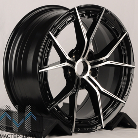 Koko Kuture FF579 8.0x18/5x112 D66.45 ET38 Gloss Black+Maching Face