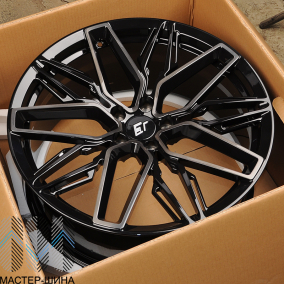 KoKo Kuture YH3045 8.5x20/5x114.3 D67.1 ET38 Gloss Black Brusch With Dark Tint