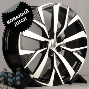 RGW Wheels RGW341 8.5x20/5x114.3 D60.1 ET38 Black Machine Face