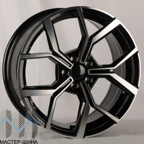 KoKo Kuture 5563 8.0x19/5x112 D57.1 ET45 Black Polished Clear Lacquer