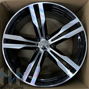 Powcan 5327 10.0x20/5x120 D72.6 ET37 Black Machined