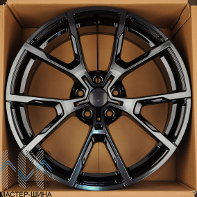 Powcan BK5601 8x19/5x112 D66.6 ET27 BKF black clear (MB-B) (��������)