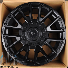 Powcan 5821 10.0x22/12x135/139.7 D106.1 ET0 Black Matt