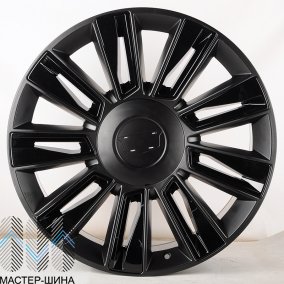 Luistone L1337 9.0x22/6x139.7 D78.1 ET25 Black Matt Wheel-Gloss Black Decoration Strip