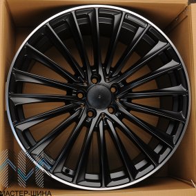 Powcan Y5909B 9.5x20/5x112 D66.6 ET36  Matt Black Mashined Lip