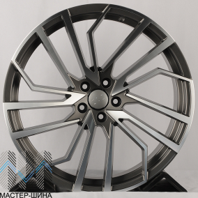 KoKo Kuture 0386 9.0x21/5x112 D66.5 ET30 Satin Gunmetal Machined Face 