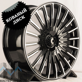 RGW Wheels RGW204 10.0x23/5x130 D84.1 ET29 Black Machine Face