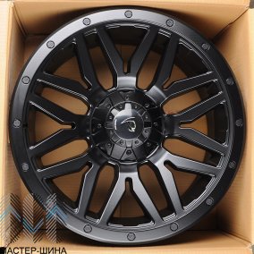 Powcan Y5369 8.0x17/5x139.7 D77.8 ET15 Black Matt