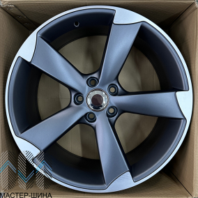 Powcan 5931 8.0x18/5x112 D66.5 ET35 Matt Gunmetal Machine